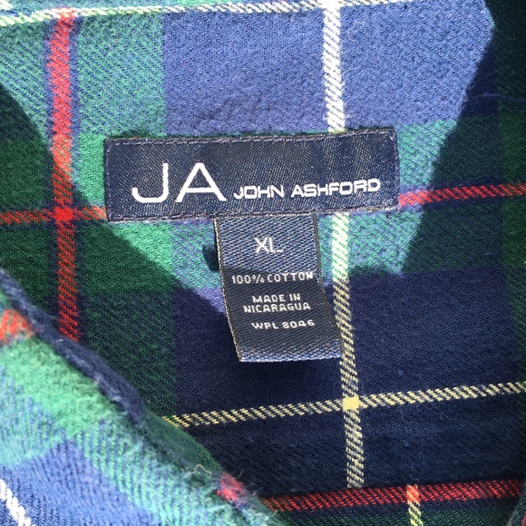 4/$20 Plaid Button Down Flannel sz XL - Picture 6 of 6